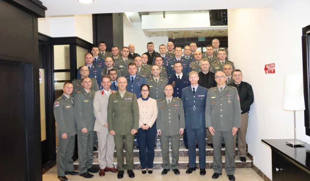 Реализација курса „Управљање одбраном у ширем безбедносном контексту“ са полазницима 69. класе Генералштабног усавршавања Школе националне одбране „Војвода Радомир Путник“ 