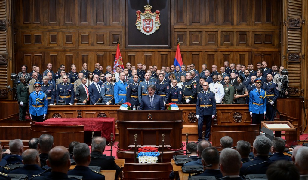 Свечаност поводом завршетка школовања 14. класе ВСБО и официра 68. класе ГШУ