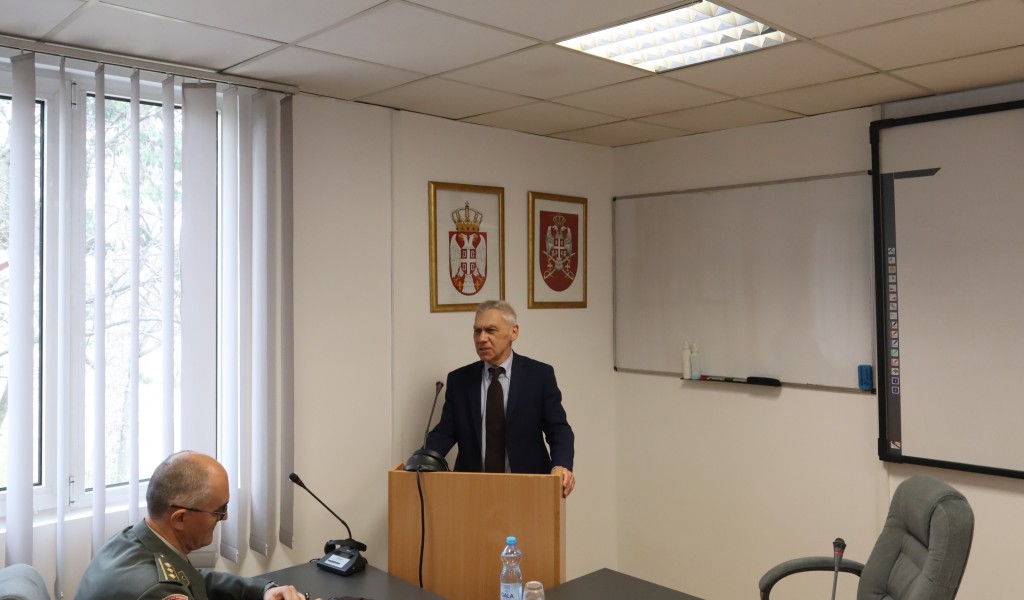 Предавање амбасадора Руске Федерације у Србији слушаоцима 15. класе Високих студија безбедности и одбране  Школе националне одбране „Војвода Радомир Путник“