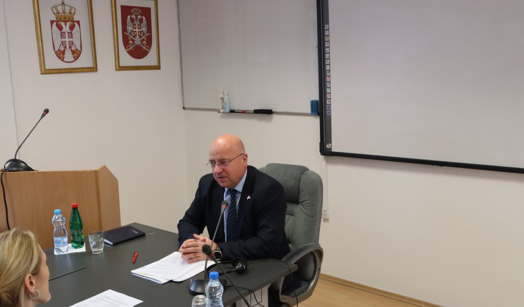 Округли сто Мисије ОЕБС у Србији  са слушаоцима 15. класе Високих студија безбедности и одбране  Школе националне одбране „Војвода Радомир Путник“