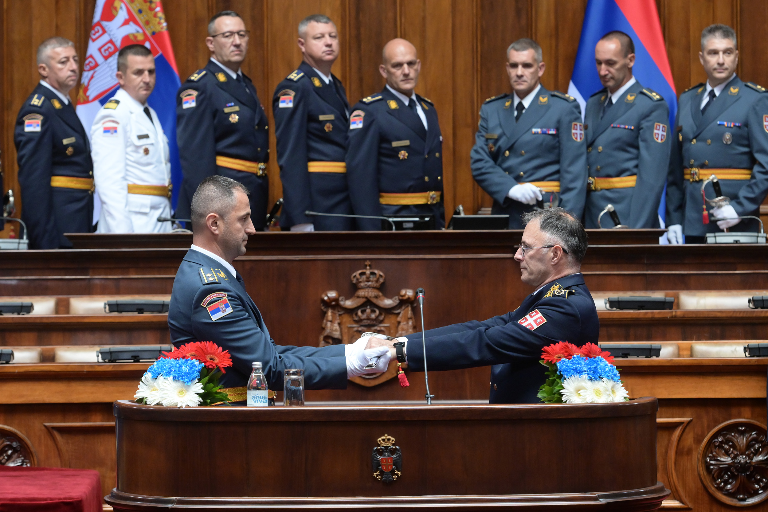 Свечаност поводом завршетка школовања 14. класе ВСБО и официра 68. класе ГШУ