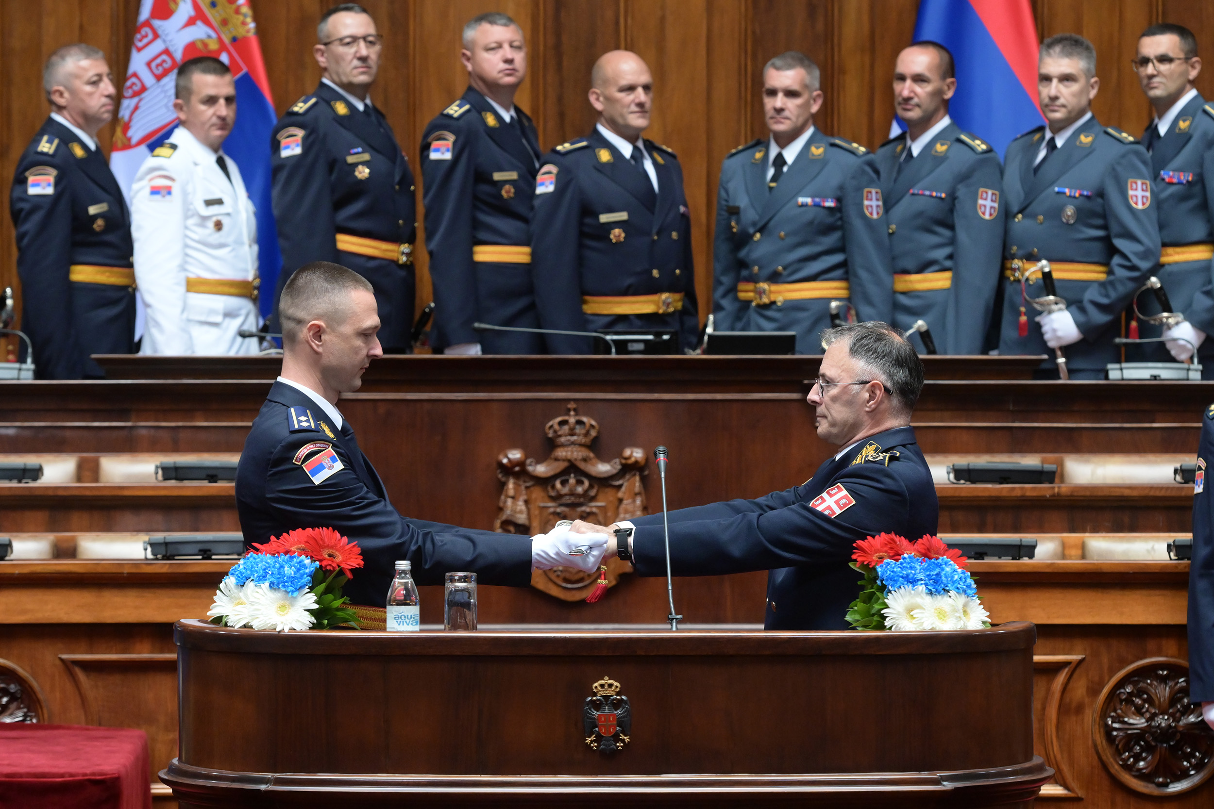 Свечаност поводом завршетка школовања 14. класе ВСБО и официра 68. класе ГШУ