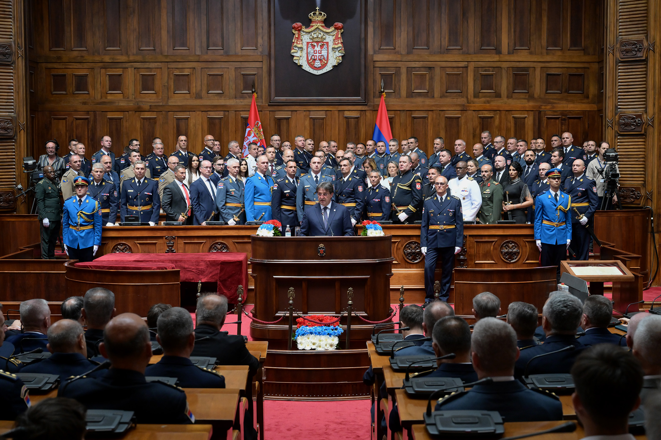 Свечаност поводом завршетка школовања 14. класе ВСБО и официра 68. класе ГШУ