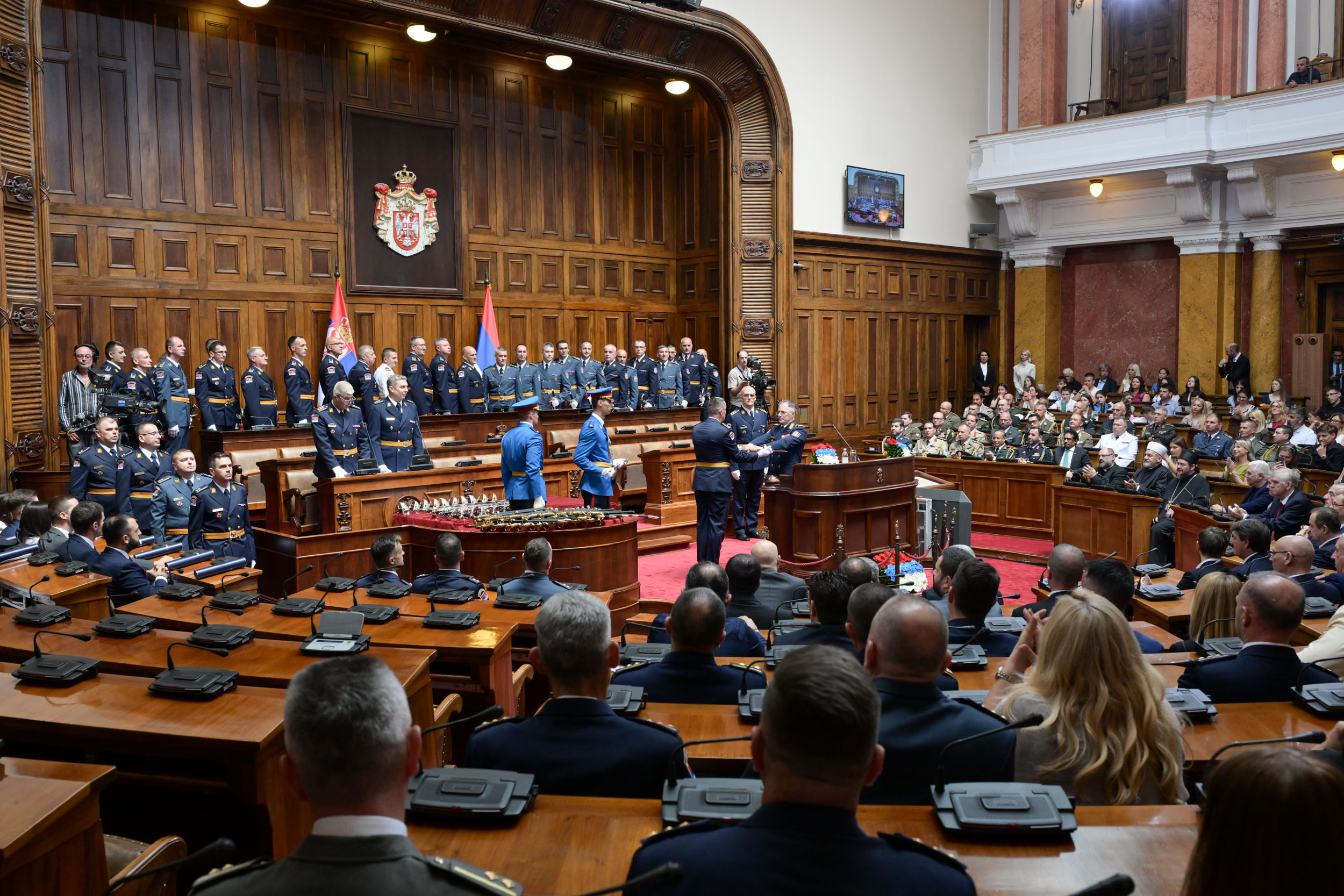 Свечаност поводом завршетка школовања 14. класе ВСБО и официра 68. класе ГШУ