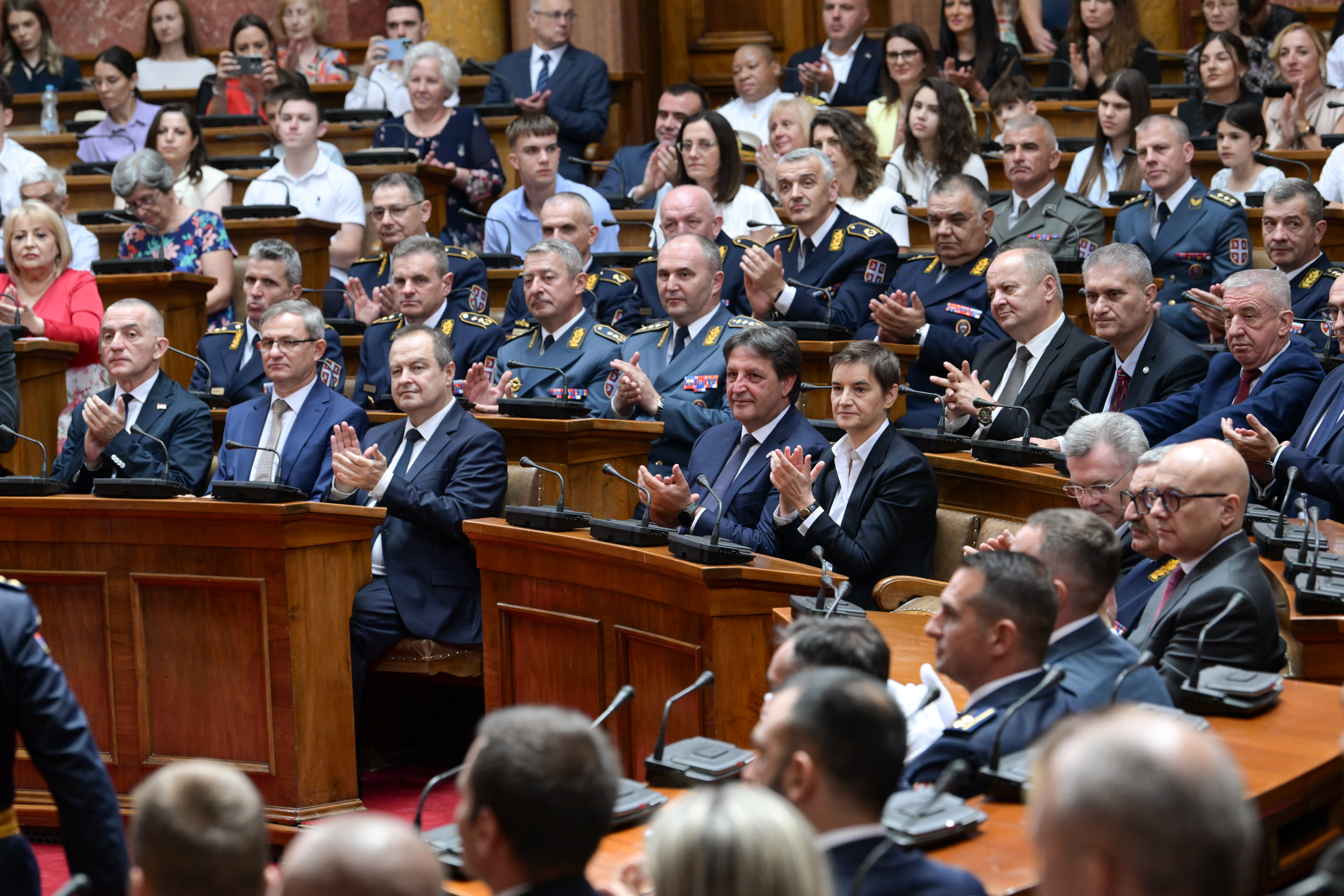 Свечаност поводом завршетка школовања 14. класе ВСБО и официра 68. класе ГШУ